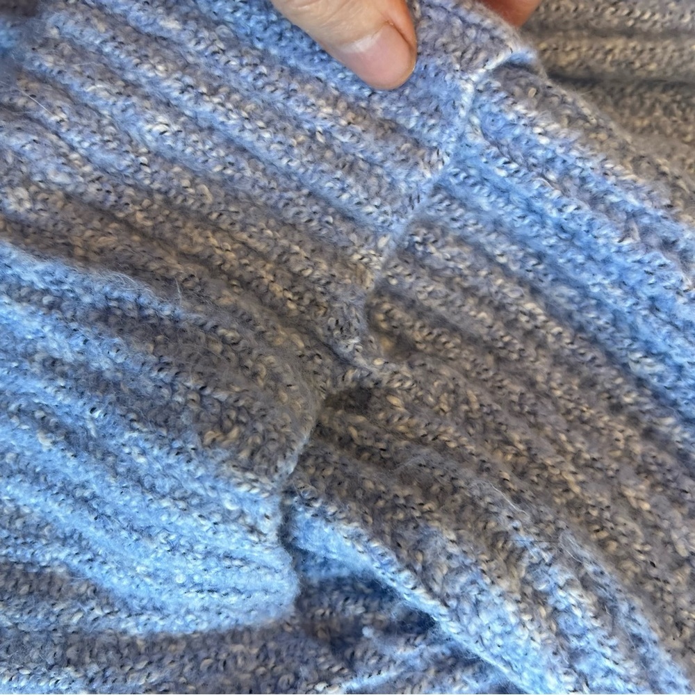 Yesta Blue Women's Belted Cardigan Sweater. Size 14W - Picture 12 of 12